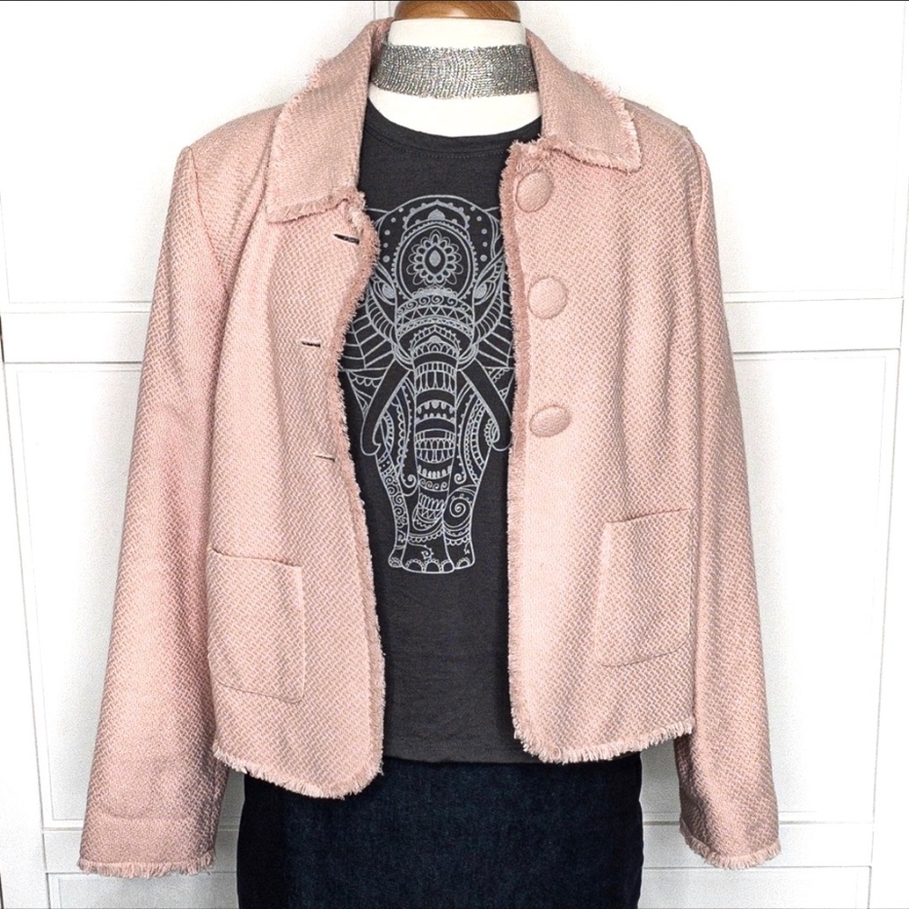 Relativity | Blush Tweed Jacket